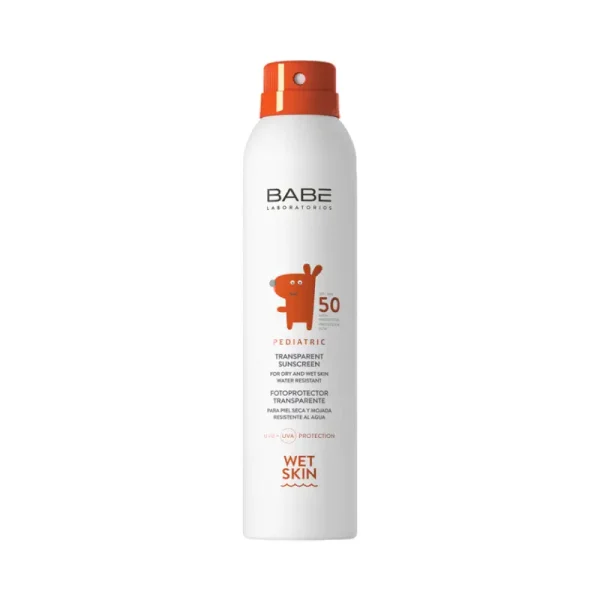BABÉ Pediatric Transparent Sunscreen Wet Skin SPF 50 200ml