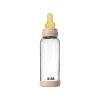 BIBS Baby Glass Bottle Set 240ml Latex - Blush