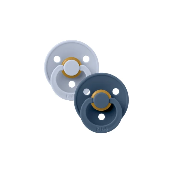 BIBS Colour - Dusty Blue/Steel Blue 2 komada