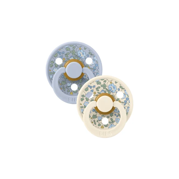 BIBS x LIBERTY Colour - Eloise - Dusty Blue 2 komada