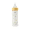 Chicco Perfect Easy staklena flašica za bebe 0m+ Žuta 240ml