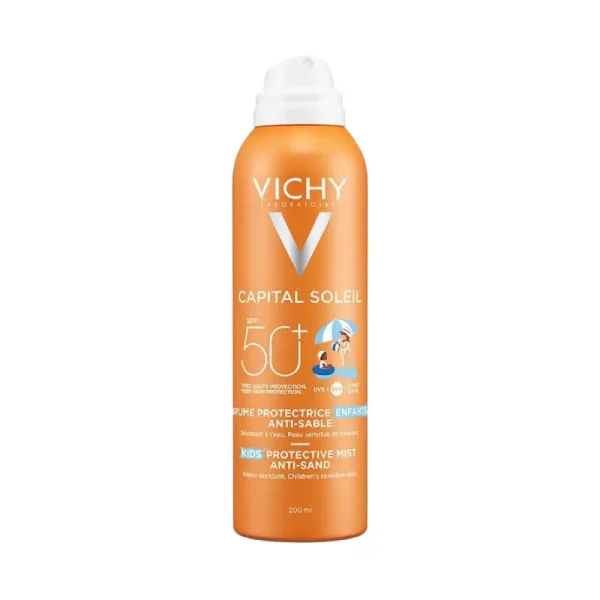 Vichy Capital Soleil Dečiji sprej protiv prilepljivanja peska na kožu SPF 50+ 200ml